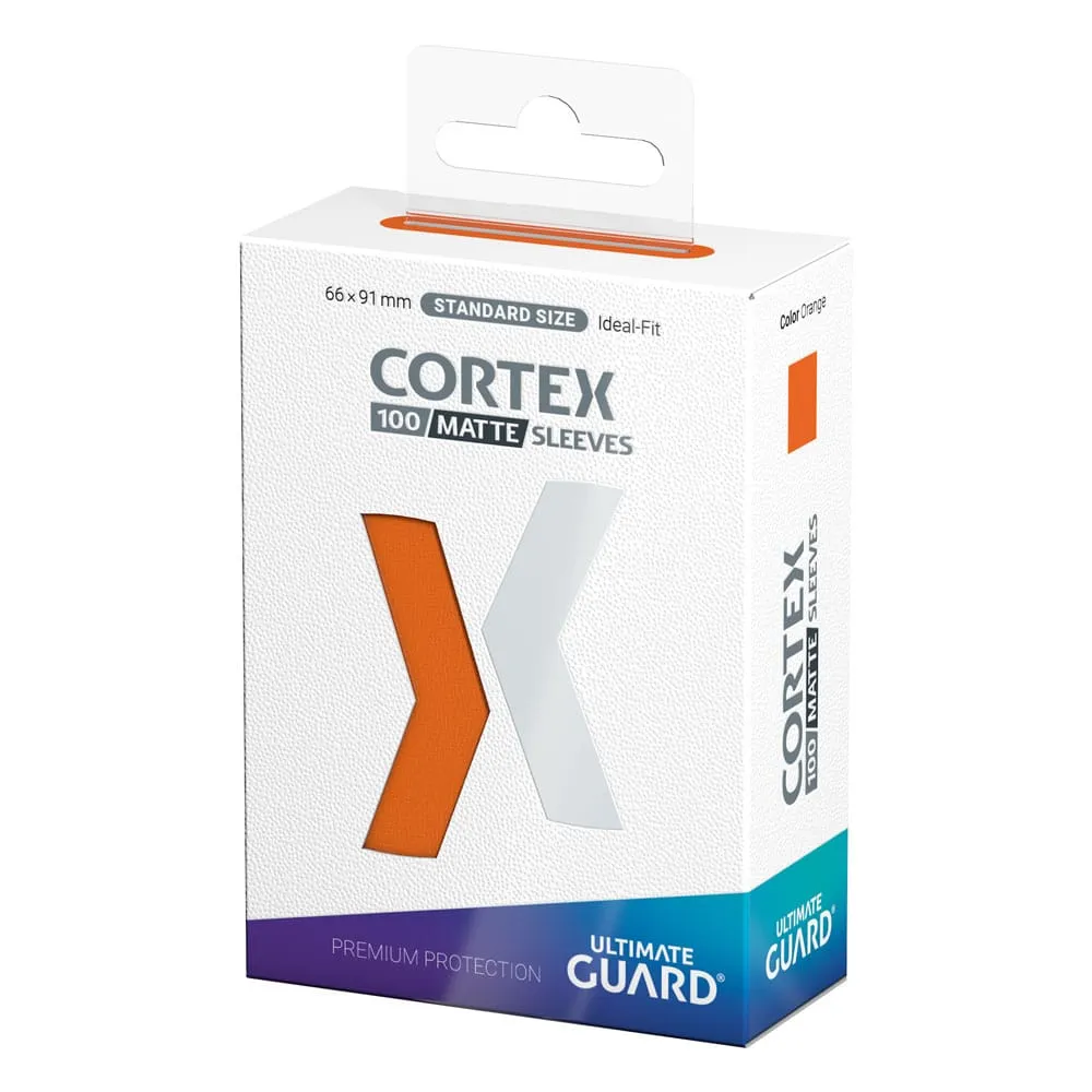 Ultimate Guard Cortex Sleeves Matte Standard Size 66 x 91 mm (100 Sleeves) - Orange